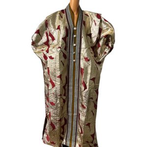 Adunni Brocade styled with Aso Oke Boubou