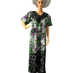 Olayiwola Stone Ankara with voile lace